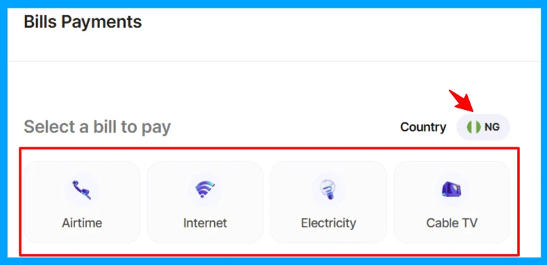 Raenest Bills Payments